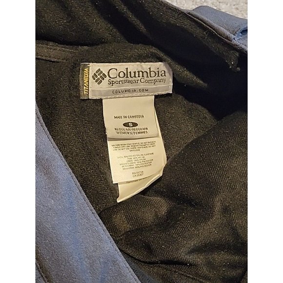 Columbia Titanium Pants Women’s Sz Small Black Omni Tech Ski Snow Snowboard - Picture 16 of 16